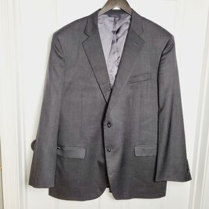 Brooks Brothers Blazer 46R Gray 1818 Madison Estrato Togna 1840 Wool Sport Coat